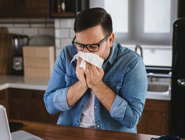 Image for article titled On Top Of Everything, Man’s Allergies Also Acting Up