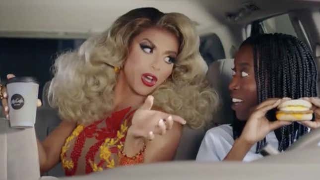 Image for article titled The surest sign RuPaul’s Drag Race has hit the mainstream: A McDonald’s commercial [Updated]