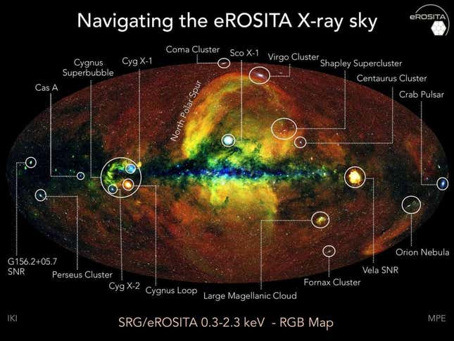 Imagen para el artículo titulado Este es el mapa más completo del Universo en rayos X