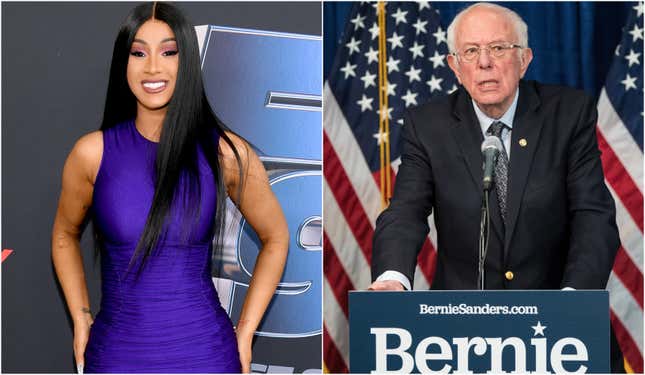 Bernie Sanders And Cardi B Talk Politics Via Instagram Live