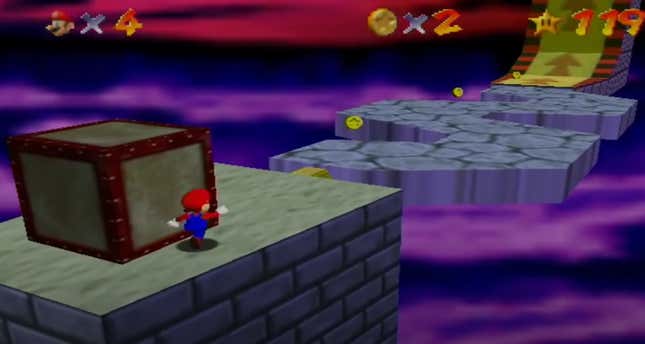 Image for article titled Sorry, a literal cosmic ion ray boost to your Super Mario 64 speed-run only happens once in a trillion
