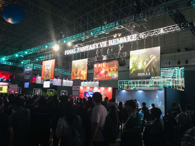 Image for article titled Final Fantasy VII Remake Seems Popular At The Tokyo Game Show
