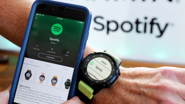 Image for article titled Apparently, Spotify&#39;s Plan for Serving You Podcast Suggestions Is Shuffling Them in With Your Music
