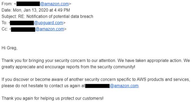 Image for article titled Amazon Engineer Leaked Private Encryption Keys. Outside Analysts Discovered Them in Minutes