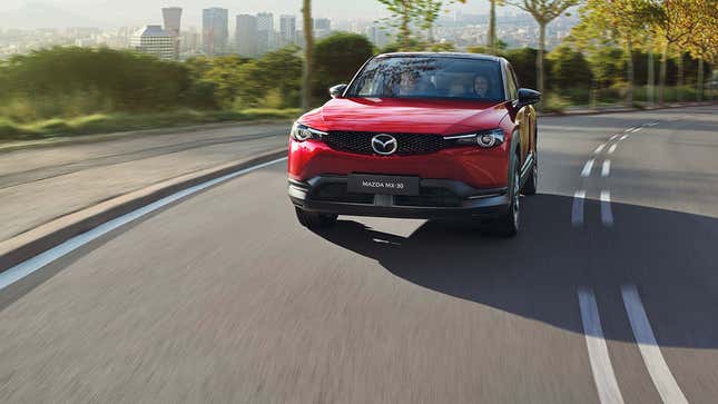 Image for article titled Mazda Enters The American EV Market With The MX-30 With Rotary Engine To Follow
