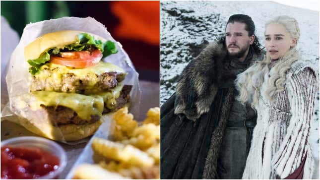 Image for article titled Game Of Thrones Shake Shack menu only available to those who order in Valyrian