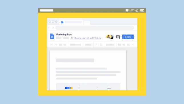 You Can Soon Create and Edit Google Files in Dropbox