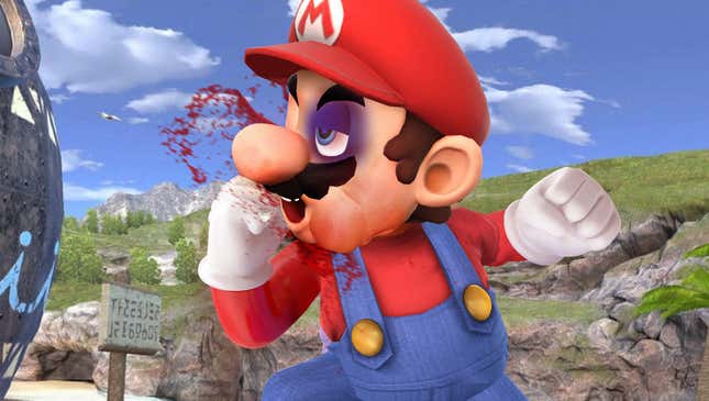 Image for article titled Nintendo Reveals ‘Smash Bros. Ultimate’ Will Allow Characters To Repeatedly Punch Self In Face To Freak Out Opponent