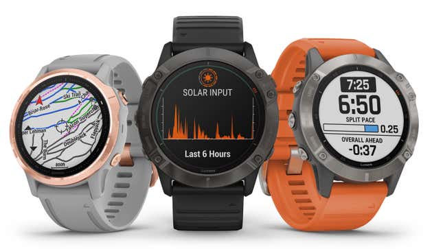 Image for article titled Garmin&#39;s New Solar-Powered Watch Is a Beast In More Ways Than One