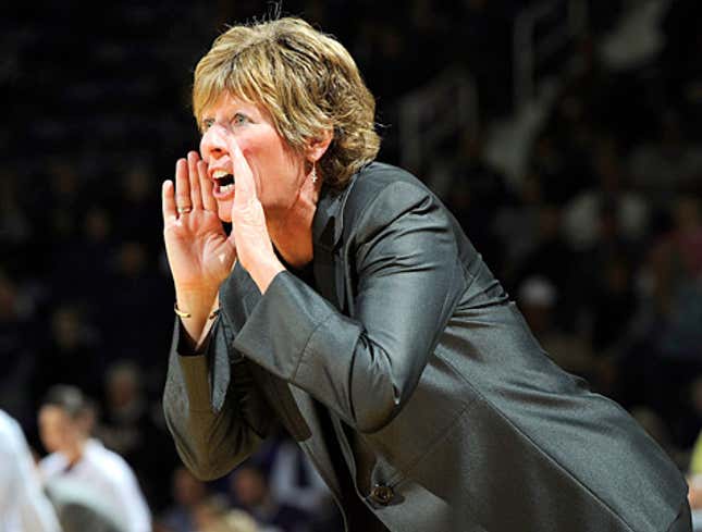 Image for article titled Women&#39;s College Basketball Coach Looks Like Women&#39;s College Basketball Coach
