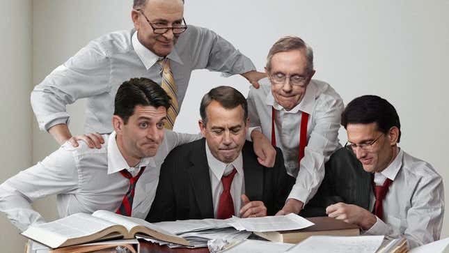 Image for article titled Congress To Bet The Farm On One Last Big Bill