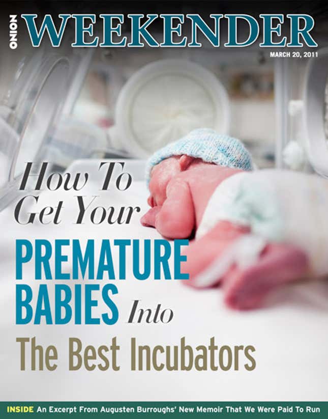Image for article titled How To Get Your Premature Babies Into The Best Incubators