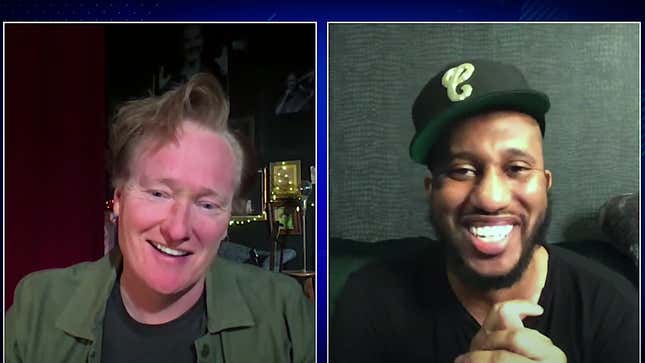 Chris Redd tells Conan how his quarantine has been like <i>Breaking Bad</i>, but for charity