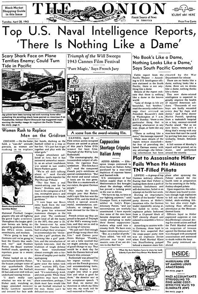 Image for article titled April 20, 1943