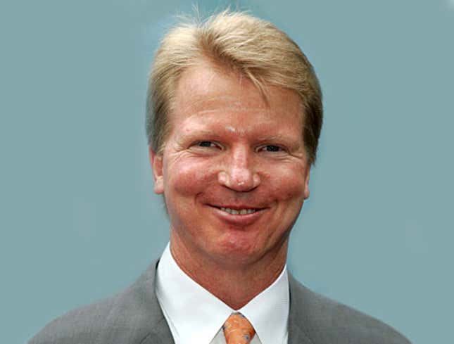 Image for article titled Phil Simms Mistaken For Life-Sized Cardboard Cutout Of Phil Simms