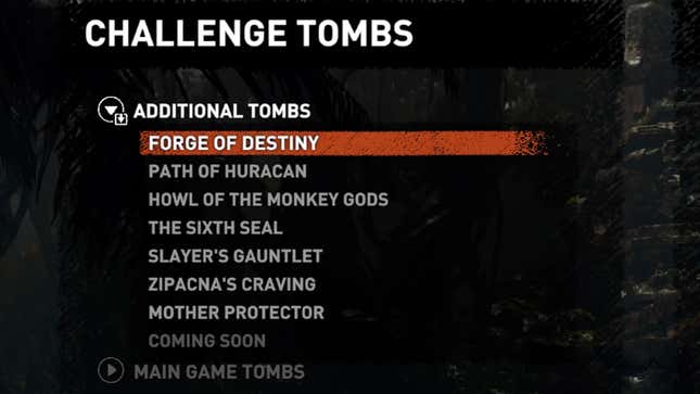 Image for article titled Nobody Knows What's Up With Tomb Raider's Eighth DLC