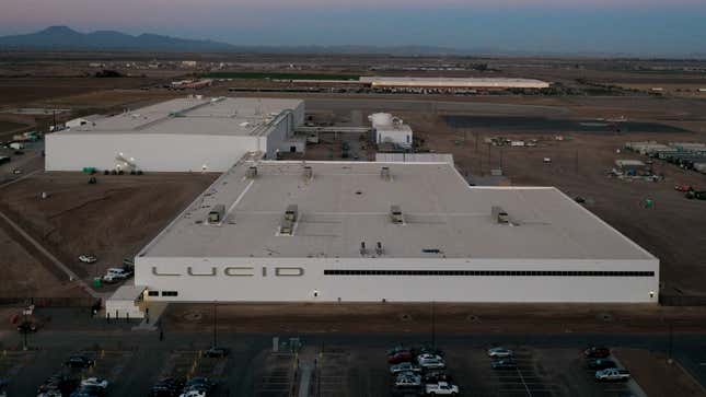 Image for article titled Lucid Says Its Casa Grande Factory Is Ready For Business