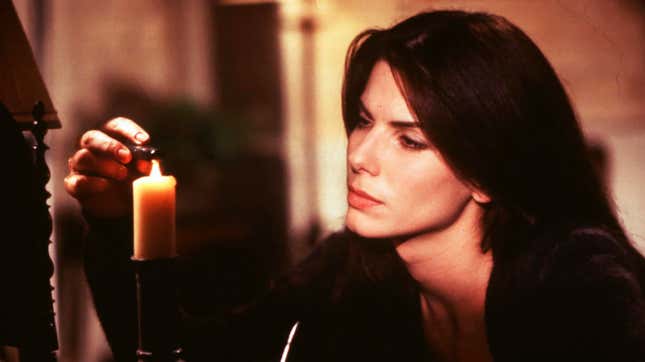 Bullock, book, and candle.
