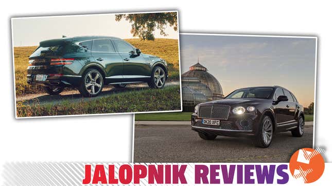 Image for article titled Review: The Genesis GV80 Vs. Bentley Bentayga V8