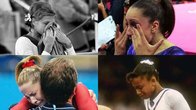 Image for article titled Fans Of Watching Teenage Girls Cry Excited For Olympic Gymnastics Finals