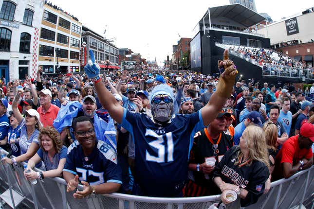 More than a half-a-million people attended the 2019 NFL Draft in Nashville, something the NFL can’t have happen in Las Vegas next month.