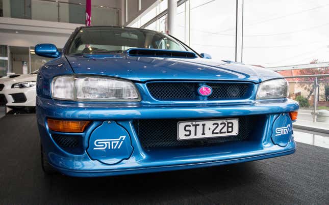 Image for article titled The Subaru Impreza 22B Was An Insane Monster That Could Never Happen Today