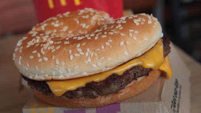 Image for article titled McDonald’s switch to fresh beef beefed up sales