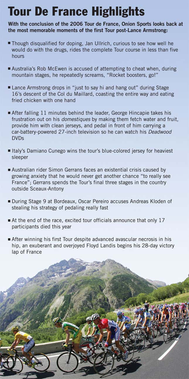 Image for article titled Tour De France Highlights