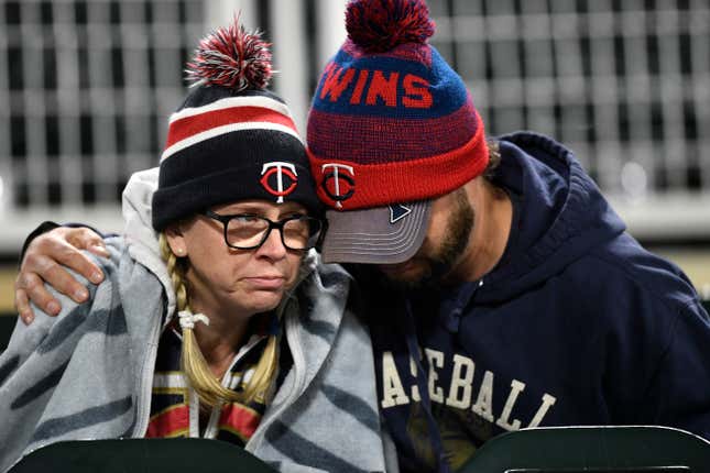 How they got here: A look back at the Twins' 18-game postseason losing  streak – Twin Cities