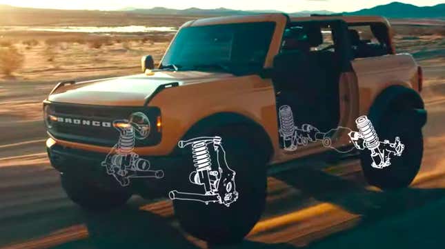 Image for article titled An Extremely Detailed Look Into The Ford Bronco's Engineering Designed To Take On Jeep