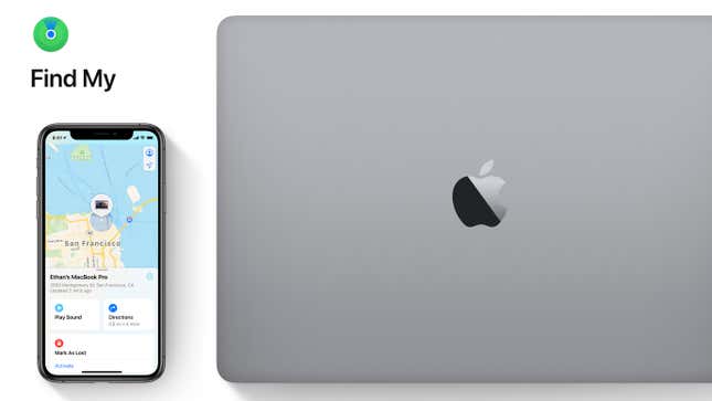 Imagen para el artículo titulado La nueva app Buscar de Apple puede localizar un iPhone o Mac aunque no esté conectado a internet
