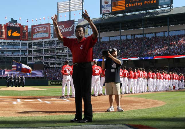 Image for article titled Texas Rangers Rename Ballpark In Honor of Country Music Legend Charley Pride