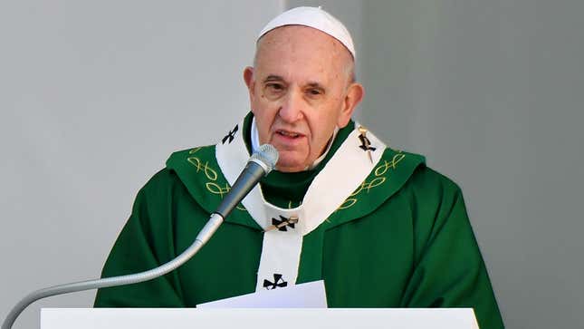 Image for article titled Pope Francis Urges Priests To Refrain From Molesting Children Over Coronavirus Fears