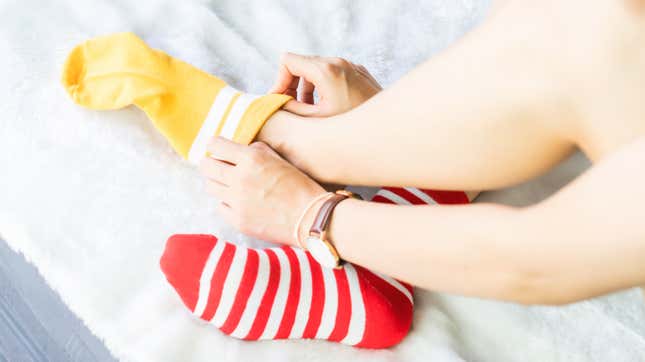 Image for article titled Wear Socks to Fall Asleep Easily