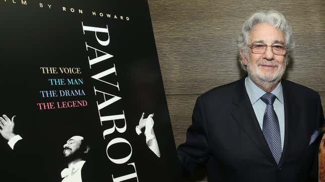 Image for article titled Accused Sexual Harasser Placido Domingo Withdraws From Met Opera