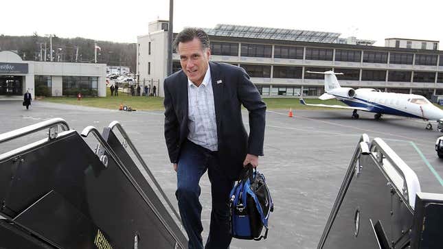 Image for article titled Mitt Romney Soars In Polls After Leaving Country