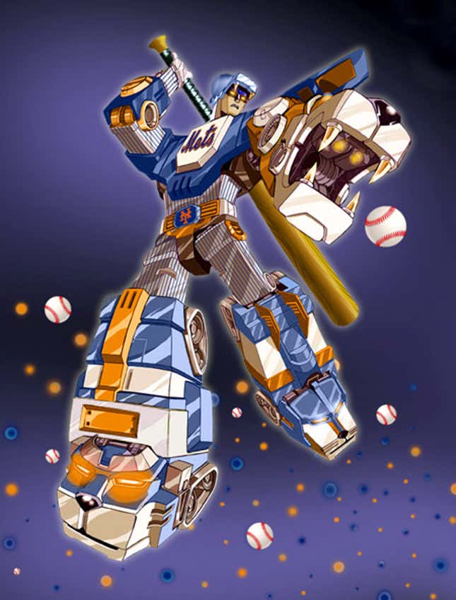 Image for article titled Struggling Mets Combine To Form Carlos Voltron