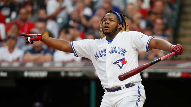 Image for article titled Vlad Jr. Set A Home Run Derby Record In The First Round Of His First Appearance