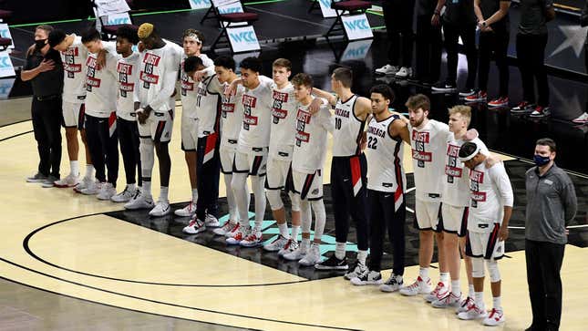 Image for article titled NCAA Men’s Title Game Begins With Moment Of Silence Honoring Regular Season Games Lost To Covid-19