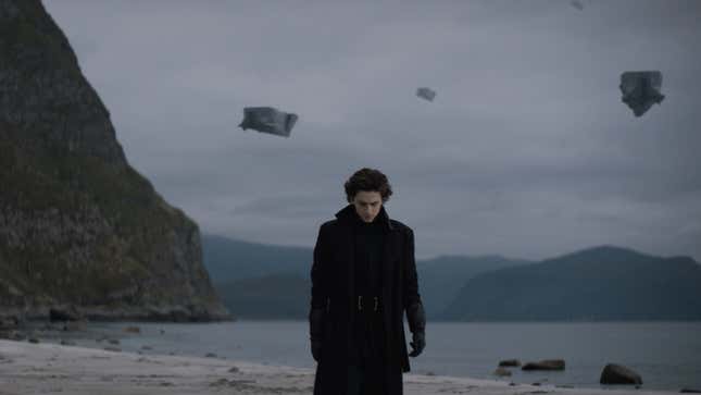 Timothée Chalamet as Paul Atreides in Dune.