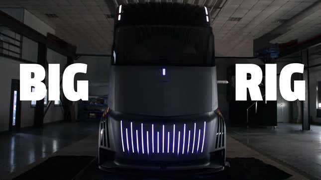 Image for article titled Leaked Images Show Geely&#39;s Big Truck That Could Go Head-To-Head With The Tesla Semi