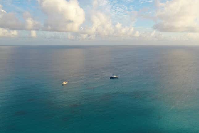 Ships in the Bikini Atoll