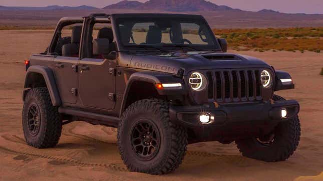Image for article titled The 2021 Jeep Wrangler 392 Is A 470-HP V8 Off-Road Monster With A Huge Hood Scoop