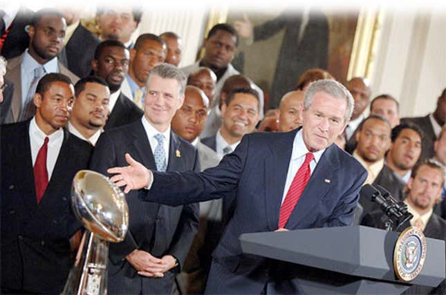 Image for article titled Championship Teams At The White House