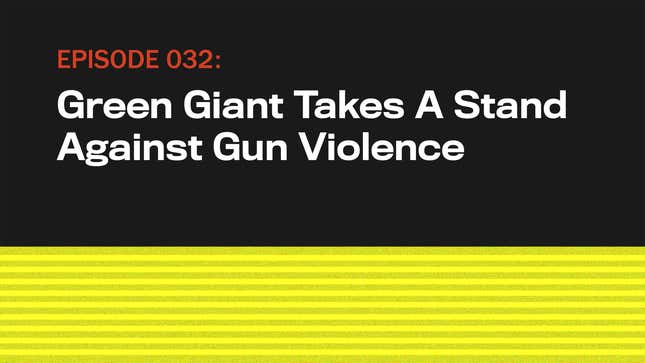 Image for article titled Green Giant Takes A Stand Against Gun Violence