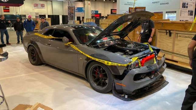 Image for article titled A Theft And A Crash Couldn&#39;t Keep This 1,000 HP Dodge Challenger From SEMA