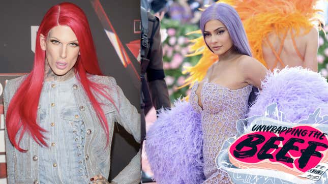 Image for article titled Jeffree Star Is Beefing With Kylie Jenner Over Her ‘Money Grab’ Skincare Line, But Does She Know That?