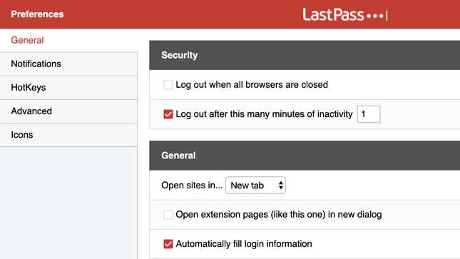 Image for article titled Watch Out for Lastpass&#39; New Log-off Bug