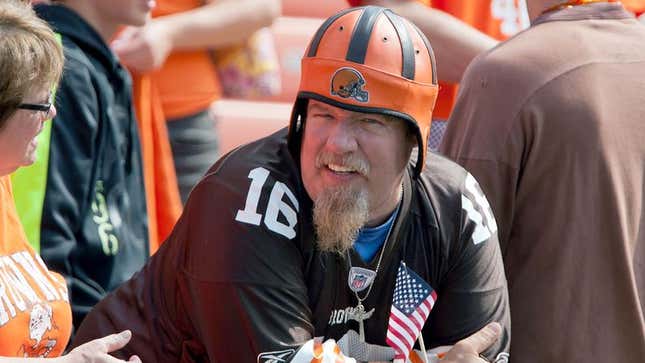 Image for article titled Cleveland Browns Fan Beginning To Question His Future With Team