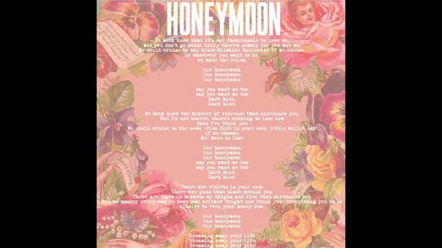 Here's Lana Del Rey's Ghostly New Love Song 'Honeymoon'